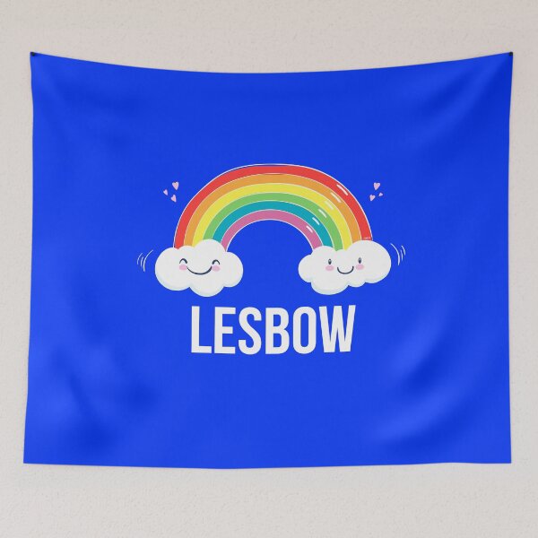 Item preview, Lesbow Rainbow Word Gay Pride Month t-shirt Shirt Tee Gift designed and sold by No Limits T-Shirts.