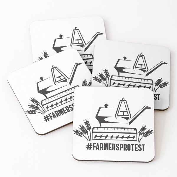 Item preview, Kisan Support Farmers  designed and sold by Mooostickers.