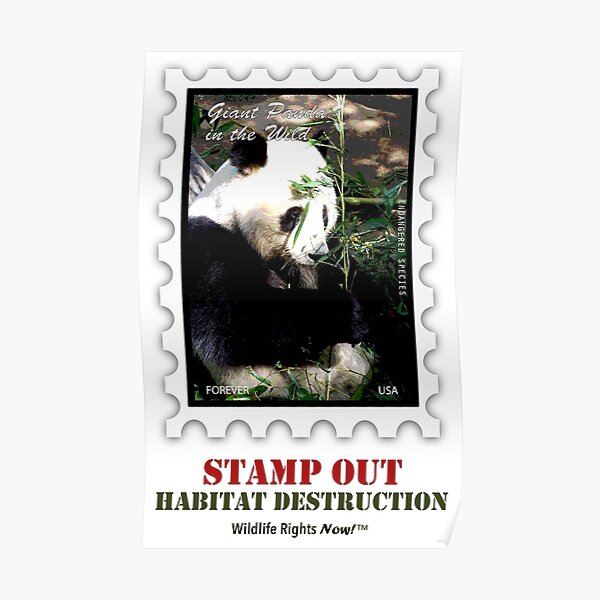 Habitat Destruction Posters Redbubble