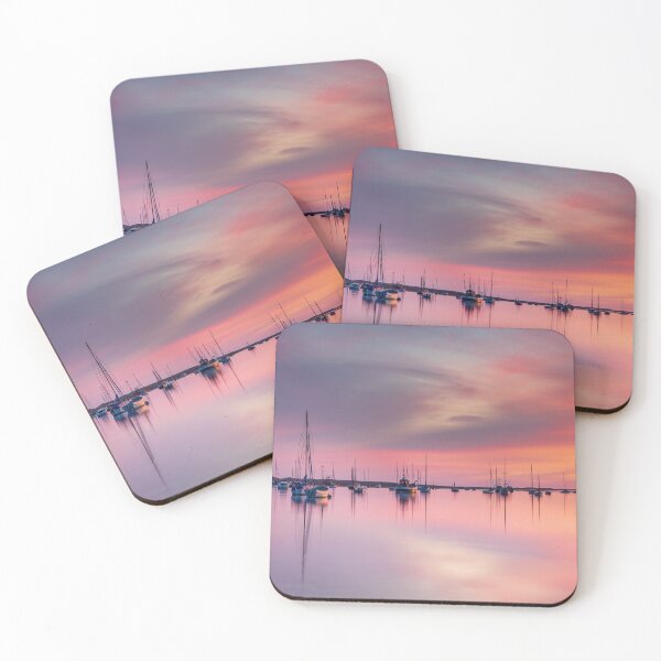 Item preview, Sunrise Colour over Brancaster Staithe Norfolk designed and sold by dp-images.