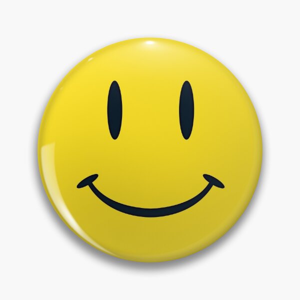6 Ansteck Button für Fans Smiley Expressions 