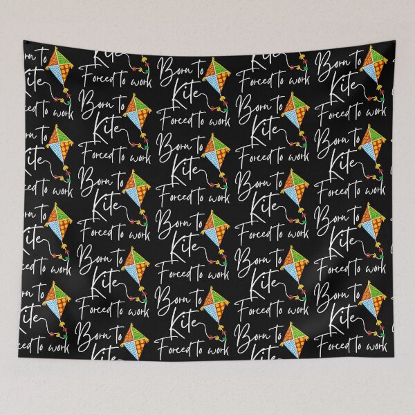 Item preview, Nacido para cometa Forzado a trabajar Diseño blanco designed and sold by SweetAndSpice.