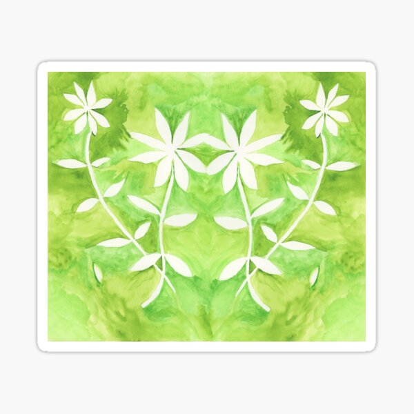 Botanical Heart Sticker