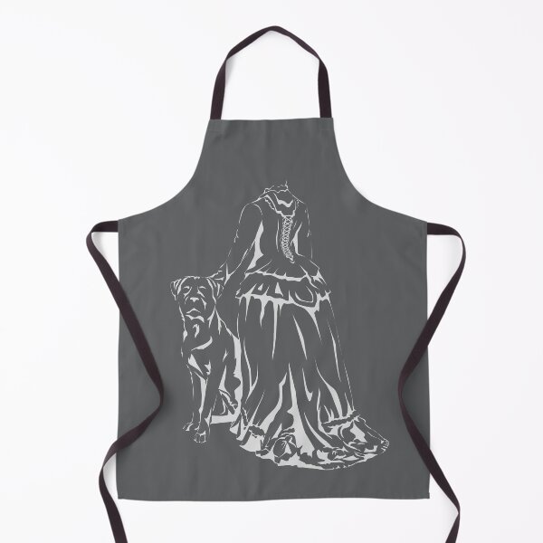 Item preview, Victorian Lady with Large Dog - Inverted Gray designed and sold by lemonoclefox.