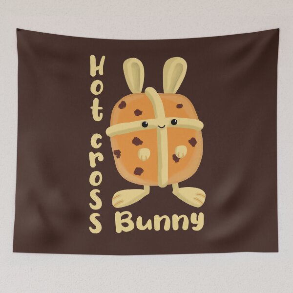 Item preview, Hot Cross Bunny Easter Rabbit designed and sold by Funful.