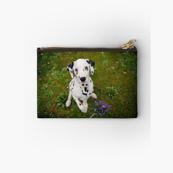 Item preview, Dalmatian puppy Spring Portrait designed and sold by PurpleBluesPets.