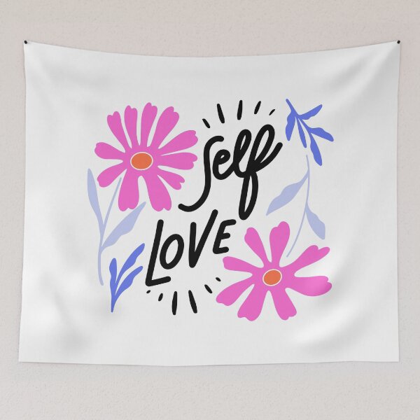 Item preview, Self Love with Pink Daisies designed and sold by ReesDesigns.