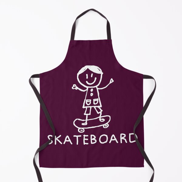 Item preview, Stick Peeps SKATEBOARD kids kid children child active (white) designed and sold by SolidEarthArt.