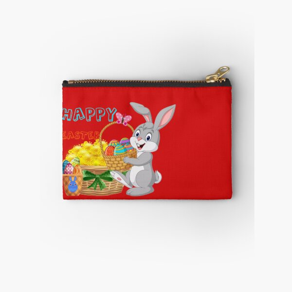 Item preview, Happy Easter - Bunny With Dandelions and Easter Eggs designed and sold by Andjela Bakos.