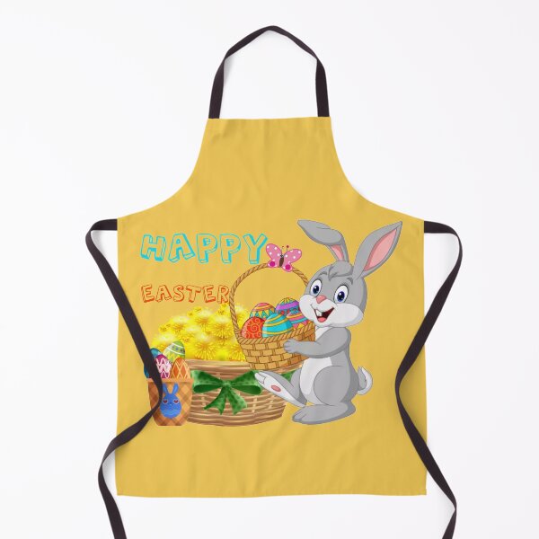 Item preview, Happy Easter - Bunny With Dandelions and Easter Eggs designed and sold by Andjela Bakos.