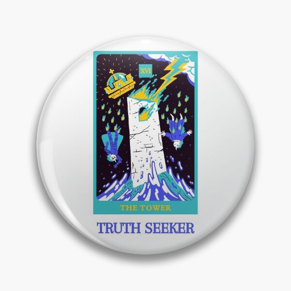 Item preview, Truth seeker - The Tower ( tarot ) designed and sold by WithAngela.