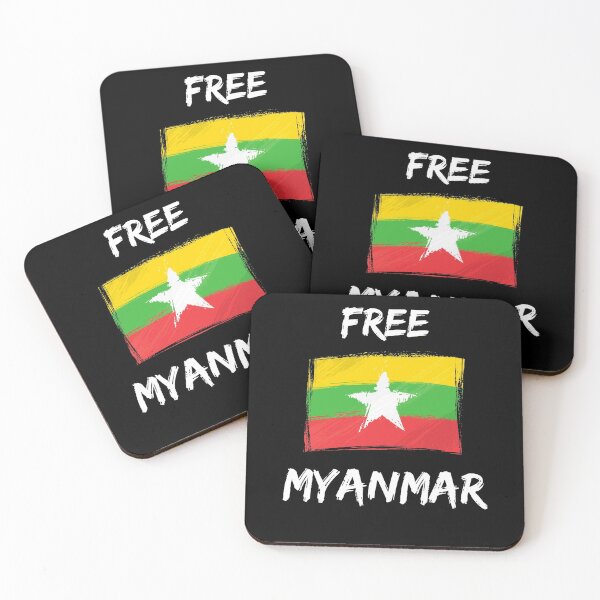 Item preview, Free Myanmar Pray For Myanmar designed and sold by WoodburyLake.