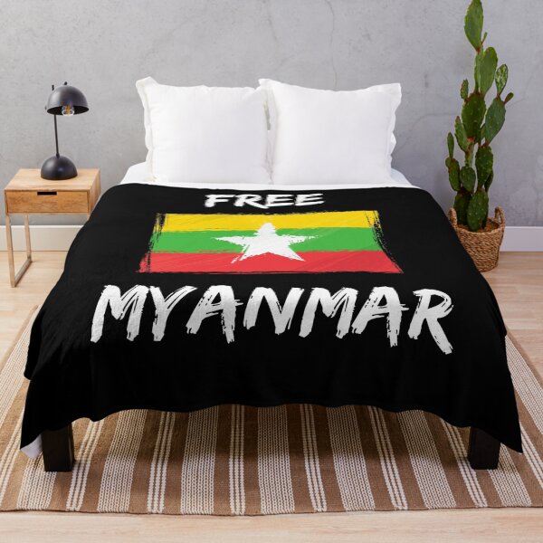 Item preview, Free Myanmar Pray For Myanmar designed and sold by WoodburyLake.
