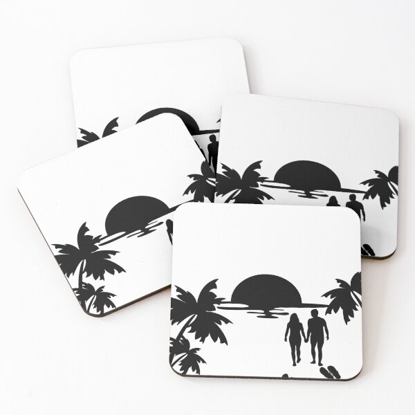 Item preview, Beach, sunset, palm tree, summer, silhouette palm trees designed and sold by Tanysl.