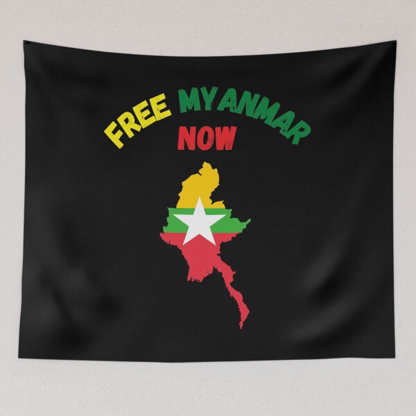 Item preview, Free Myanmar Now Free Burma designed and sold by WoodburyLake.