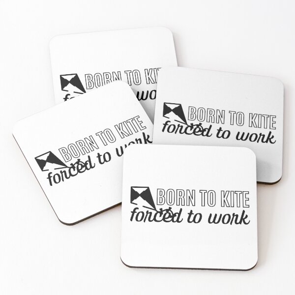 Item preview, Nacido para cometa Forzado a trabajar Diseño negro designed and sold by SweetAndSpice.