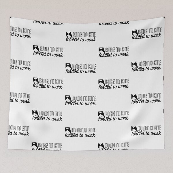 Item preview, Nacido para cometa Forzado a trabajar Diseño negro designed and sold by SweetAndSpice.
