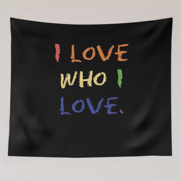Item preview, I love Who I Love. t-shirt  designed and sold by No Limits T-Shirts.