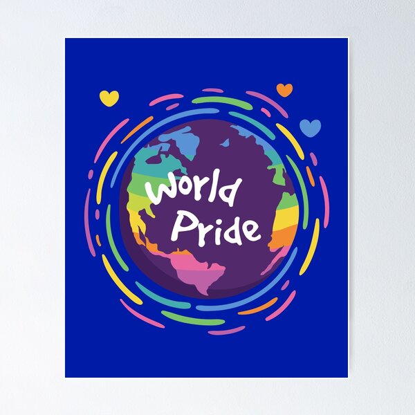 Item preview, World Pride t-shirt Gay Pride Month Shirt Tee Gift designed and sold by No Limits T-Shirts.