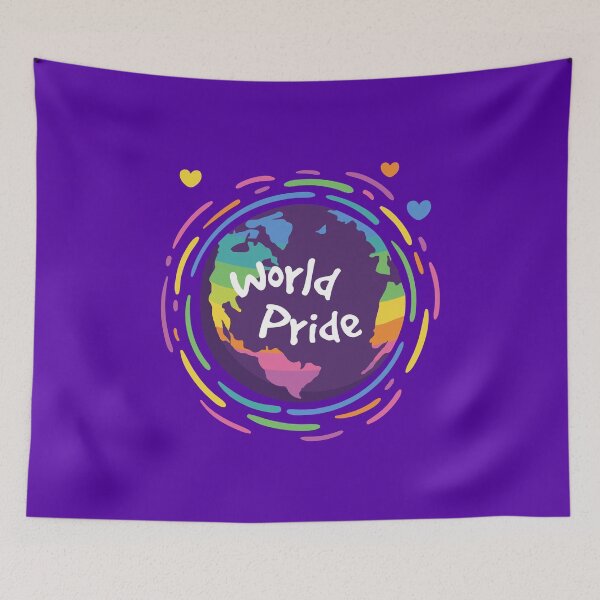Item preview, World Pride t-shirt Gay Pride Month Shirt Tee Gift designed and sold by No Limits T-Shirts.