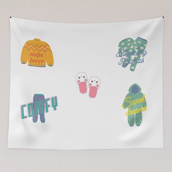 Item preview, I love my Pyjamas Nap Lover Stickers Pack designed and sold by Schuva.