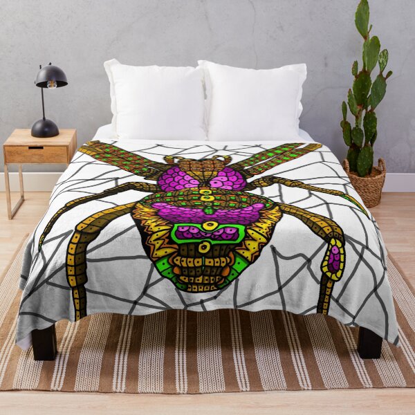 Item preview, Large Spider Weaving Spider with Spiderweb designed and sold by AriArt78.