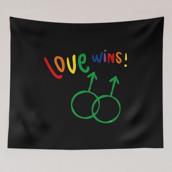 Item preview, Love wins! Men t-shirt Gay Pride Month Shirt Tee Gift designed and sold by No Limits T-Shirts.