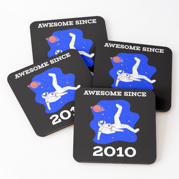Item preview, AWESOME SINCE 2010 SPACE SOCCER designed and sold by InnateApparel.
