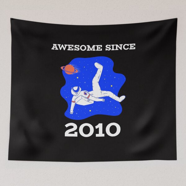 Item preview, AWESOME SINCE 2010 SPACE SOCCER designed and sold by InnateApparel.
