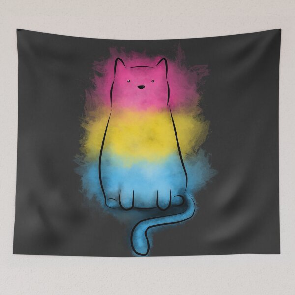 Item preview, Pansexual pride cat designed and sold by Scarlet Sung.