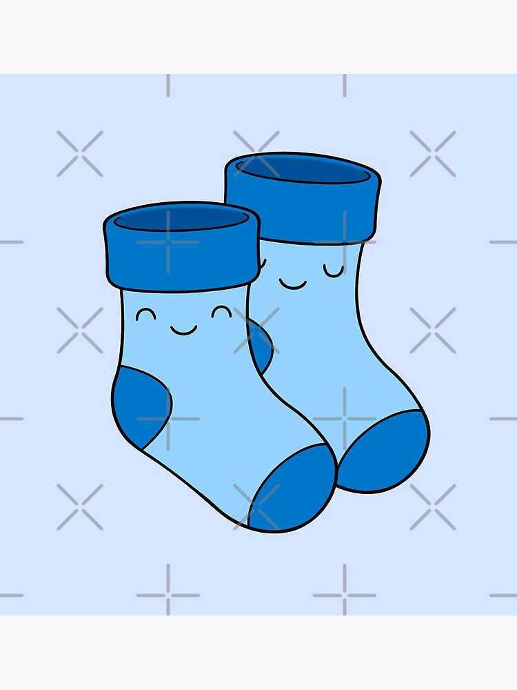 baby boy socks clipart