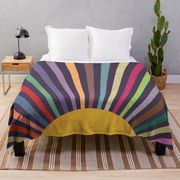 Item preview, Minimalist Retro Rainbow Sun Rays designed and sold by Prawny.