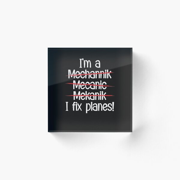 Item preview, I'm A Mechanic I Fix Planes designed and sold by Ryan89-Design.