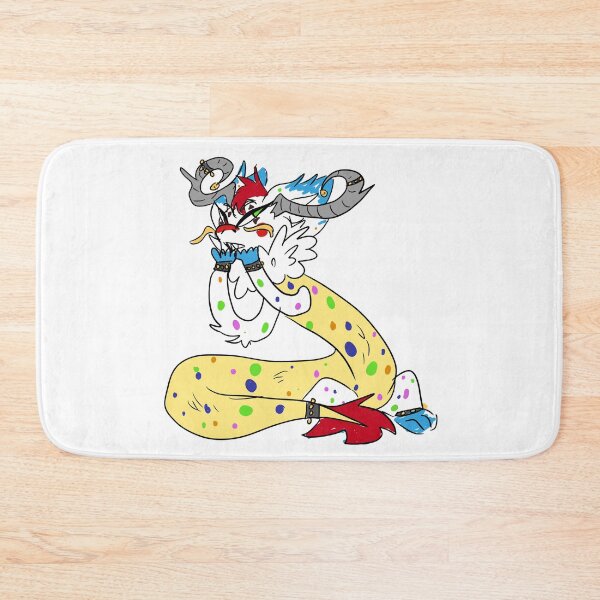 Item preview, fuzzy clown worm dragon designed and sold by Tyreencalypso.