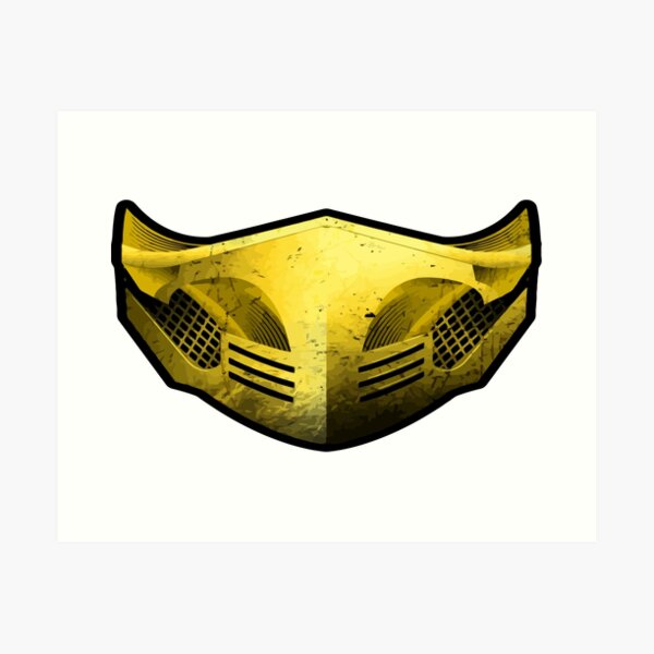 Artikel-Vorschau von Mortal Kombat Scorpion Mask, designt und verkauft von pelsolarala.