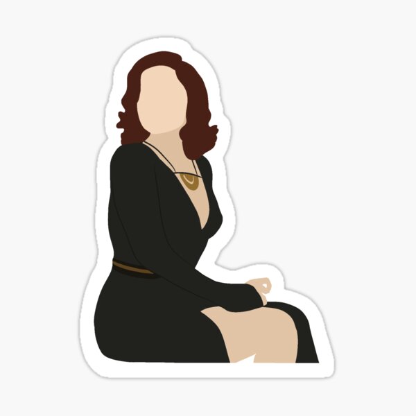Vista previa del artículo con la obra «qi'ra», diseñado y vendido por stickerutopia.