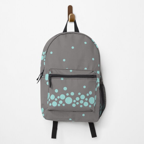 Item preview, light blue circles design with gray background designed and sold by TallyS4.