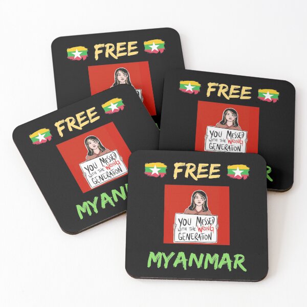 Item preview, Free Myanmar You Messed With Wrong Generation designed and sold by WoodburyLake.