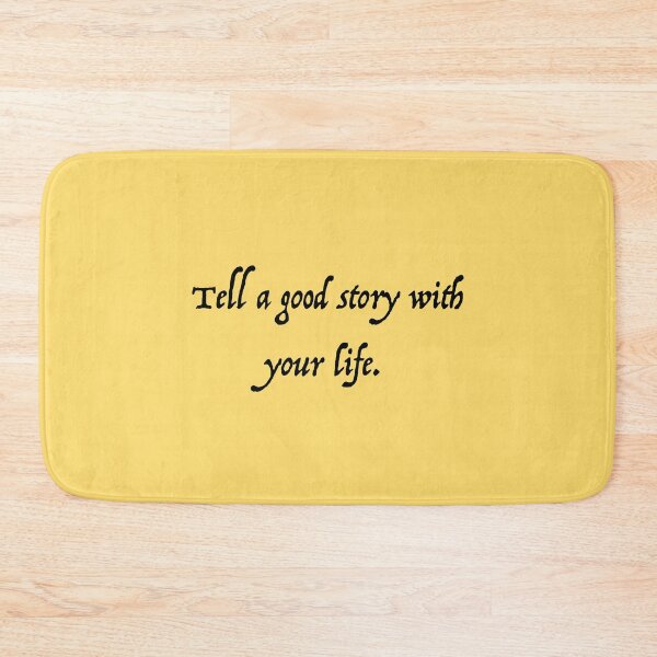 Item preview, Tell a Good Story With Your Life Yellow designed and sold by littlesplendors.