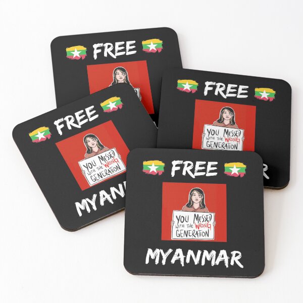 Item preview, Free Myanmar You Messed With Wrong Generation designed and sold by WoodburyLake.