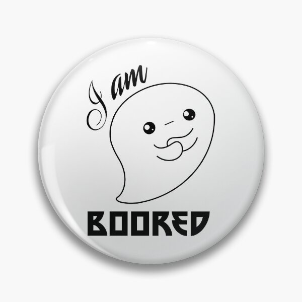 Item preview, Boored Cute Ghost designed and sold by TheHappyDoodler.