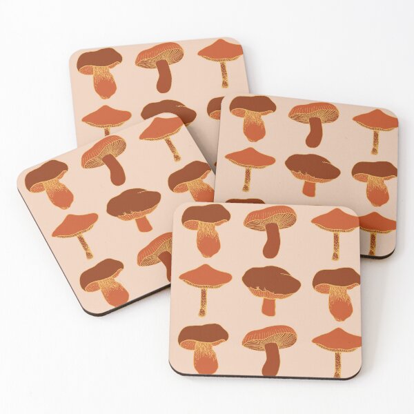 Item preview, Warm toned mushroom design designed and sold by hanameda.
