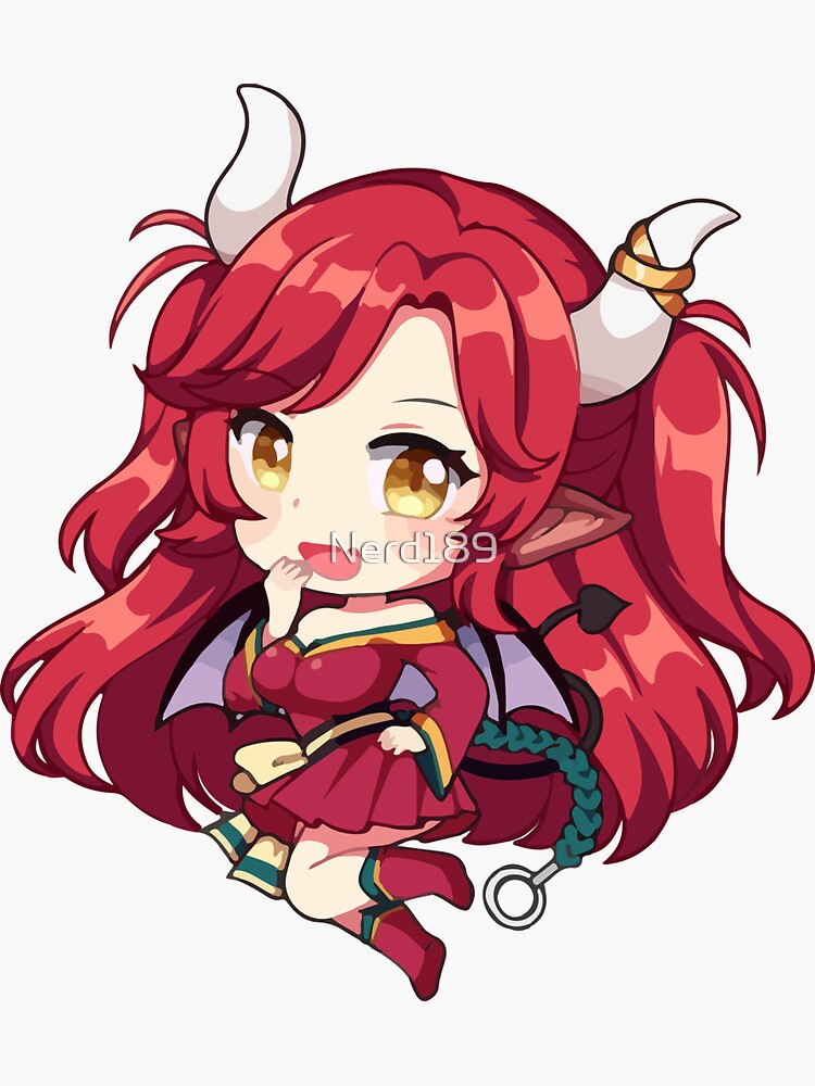 "Succubus Chibi" Sticker For Sale By Nerd189 | Redbubble