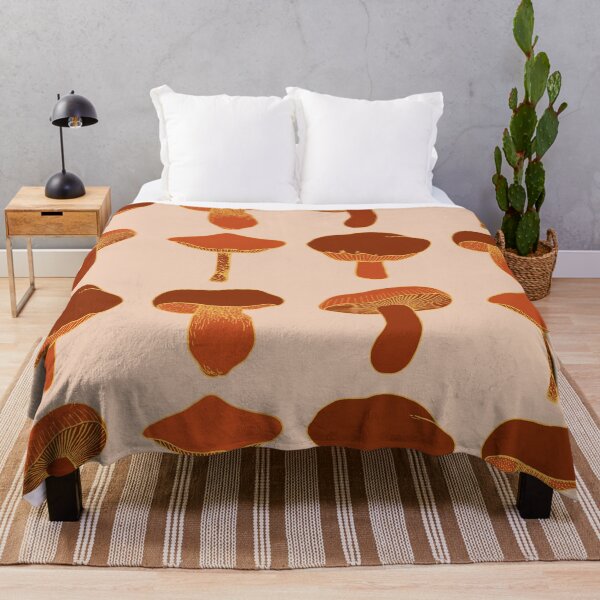 Item preview, Warm toned mushroom design designed and sold by hanameda.
