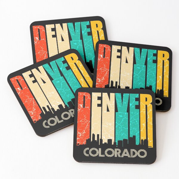 Artikelvorschau, Denver Skyline Colorado Amerika entworfen und verkauft von Mila1946.