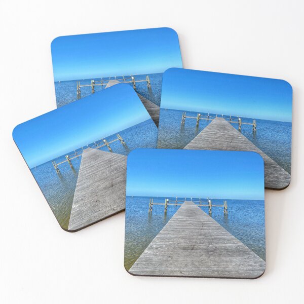 Item preview, Blue Fishing Pier designed and sold by Lisa Chavis.