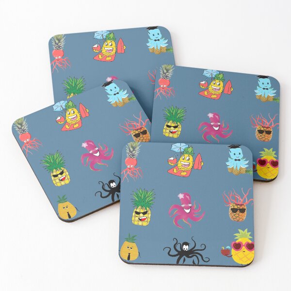 Item preview, Cute Pineapple Octopus  designed and sold by DiensDesign.