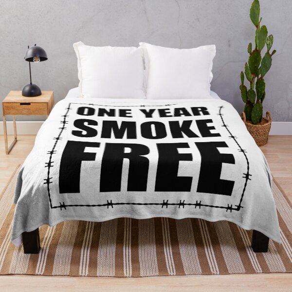 Item preview, One Year Without Smoking Cigarette Anniversary - Smoke Free designed and sold by TMBTM.