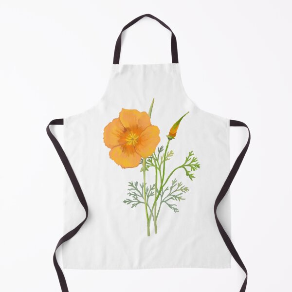 Item preview, California Poppy Botanical Drawing designed and sold by Joyful Roots.