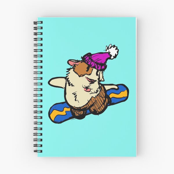 Item preview, Snowboarding Guinea Pig designed and sold by GuineaPigArt.